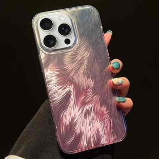 For iPhone 13 Pro Max Foxtail Bronzing Laser Gradient Phone Case(Pink)