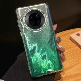 For Huawei Mate 30 Pro Foxtail Bronzing Laser Gradient Phone Case(Green)