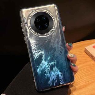 For Huawei Mate 30 Pro Foxtail Bronzing Laser Gradient Phone Case(Blue)