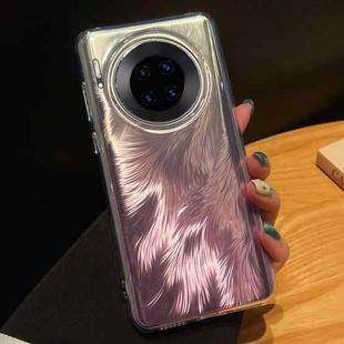 For Huawei Mate 30 Pro Foxtail Bronzing Laser Gradient Phone Case(Pink)