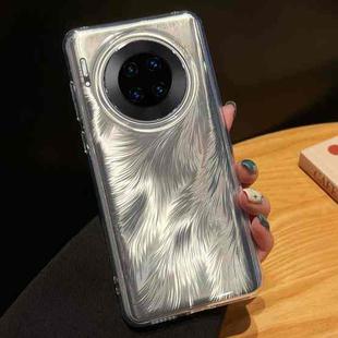 For Huawei Mate 30 Pro Foxtail Bronzing Laser Gradient Phone Case(White)