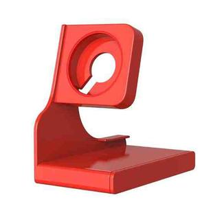 For Apple Watch Series Smart Watch Charging Stand PC Base(Red)