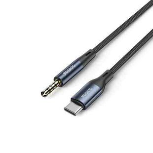 Yesido YAU42 USB-C/Type-C to 3.5mm AUX Audio Adapter Cable, Length: 1m(Black)