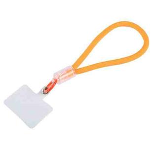 Plastic Buckle Round Twist Rope Short Lanyard(Orange)