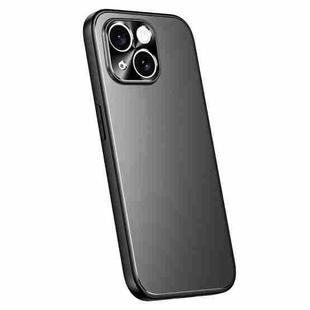 For iPhone 14 Plus R-JUST RJ-61 Electroplating Frosted TPU + PC Phone Case(Grey)