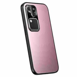For vivo S18 Pro R-JUST RJ-61 Electroplating Frosted TPU + PC Phone Case(Pink)