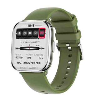 HD12 1.75 inch IP68 Waterproof Smart Watch, Support Blood Oxygen Monitoring(Green)