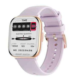 HD12 1.75 inch IP68 Waterproof Smart Watch, Support Blood Oxygen Monitoring(Purple)