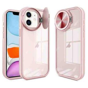 For iPhone 11 Round Camshield TPU Hybrid PC Phone Case(Pink)