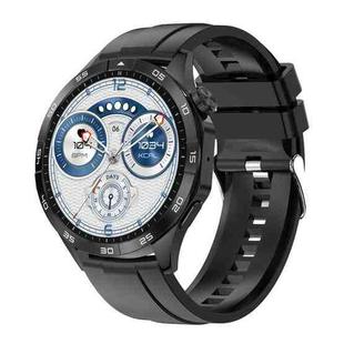 LEMFO HK4 1.43 inch AMOLED Round Screen Smart Watch Supports Bluetooth Calls(Black)