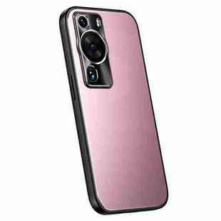 For Huawei P60 / P60 Pro R-JUST RJ-61 Electroplating Frosted TPU + PC Phone Case(Pink)