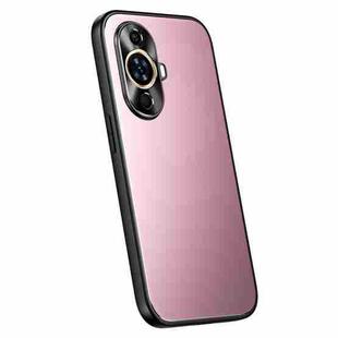 For Huawei nova 11 Pro R-JUST RJ-61 Electroplating Frosted TPU + PC Phone Case(Pink)