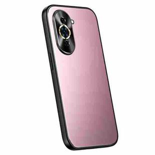 For Huawei nova 10 Pro R-JUST RJ-61 Electroplating Frosted TPU + PC Phone Case(Pink)