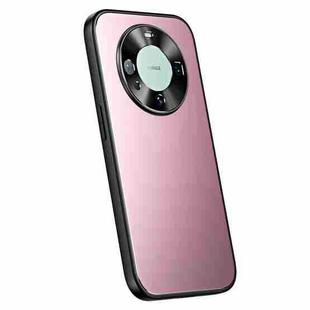 For Huawei Mate 60 R-JUST RJ-61 Electroplating Frosted TPU + PC Phone Case(Pink)