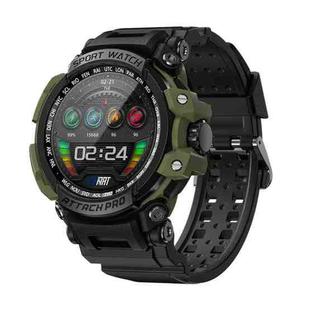 LOKMAT ATTACK Pro 1.32 inch BT5.1 Smart Sport Watch, Support Bluetooth Call / Sleep / Blood Oxygen / Heart Rate / Blood Pressure Health Monitor(Green)