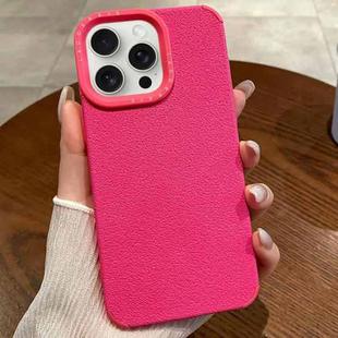 For iPhone 15 Pro Creative Lunar Craters TPU Full Coverage Shockproof Phone Case(Rose Red)