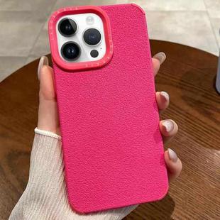 For iPhone 14 Pro Creative Lunar Craters TPU Full Coverage Shockproof Phone Case(Rose Red)