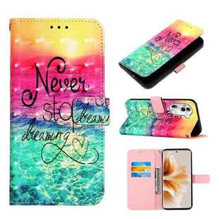 For OPPO Reno11 Pro 5G Global 3D Painting Horizontal Flip Leather Phone Case(Chasing Dreams)