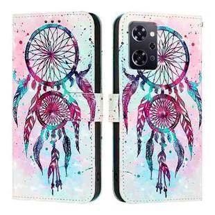 For OPPO Reno9 A JP Version 3D Painting Horizontal Flip Leather Phone Case(Color Drop Wind Chimes)