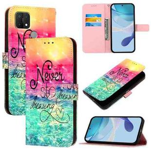 For OPPO A15 / A15s / A35 2021 3D Painting Horizontal Flip Leather Phone Case(Chasing Dreams)