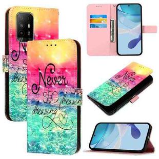 For OPPO Reno6 Lite 3D Painting Horizontal Flip Leather Phone Case(Chasing Dreams)