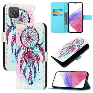 For OPPO A92s 5G 3D Painting Horizontal Flip Leather Phone Case(Color Drop Wind Chimes)