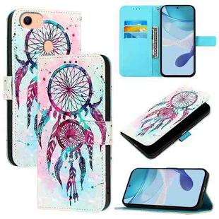 For OPPO F17 / A73 2020 4G Global 3D Painting Horizontal Flip Leather Phone Case(Color Drop Wind Chimes)