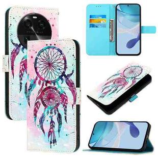 For OPPO Find X6 3D Painting Horizontal Flip Leather Phone Case(Color Drop Wind Chimes)