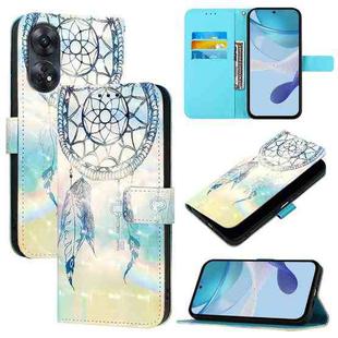 For OPPO Reno8 T 4G Global 3D Painting Horizontal Flip Leather Phone Case(Dream Wind Chimes)