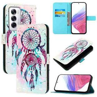 For OPPO Reno12 Global 3D Painting Horizontal Flip Leather Phone Case(Color Drop Wind Chimes)