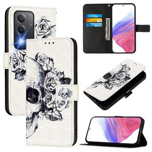 For OPPO A80 5G EU Version / K12x 5G Global 3D Painting Horizontal Flip Leather Phone Case(Skull)