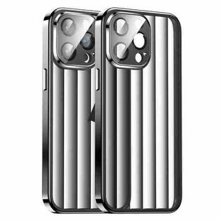 For iPhone 15 Pro Milkyway Series Electroplated TPU + PC Phone Case(Black)