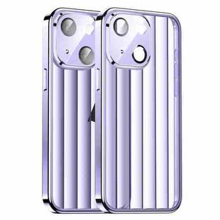 For iPhone 15 Milkyway Series Electroplated TPU + PC Phone Case(Purple)