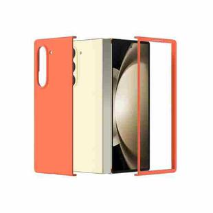 For Samsung Galaxy Z Fold6 5G PC Frosted Full Coverage Phone Case(Orange)