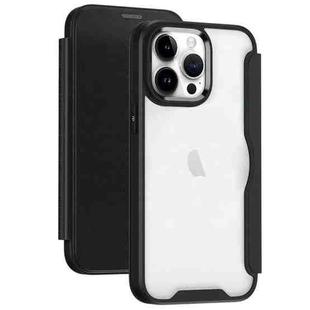 For iPhone 14 Pro RFID Blocking Adsorption Flip Leather Phone Case(Black)
