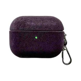 For AirPods Pro 2 Suede Earphone Protective Case(Purple)