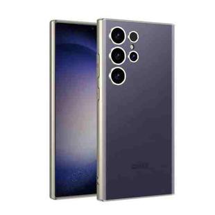 For Samsung Galaxy S23 Ultra 5G GKK AG Craft Skin Feel Full Coverage Phone Case(Purple)