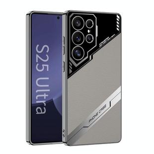 For Samsung Galaxy S25 Ultra 5G GKK Esports Leather Shockproof Phone Case(Grey)