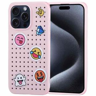 For iPhone 15 Pro Max TGVIS Cool Series Heat Dissipation Phone Case(Pink)