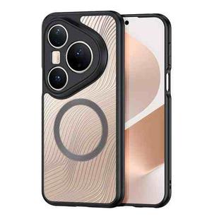 For Huawei Pura 80 Pro 5G / 80 Pro+ 5G DUX DUCIS Aimo Mag Series TPU + PC MagSafe Frosted Feel Phone Case(Black)