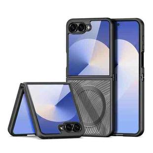 For Samsung Galaxy Z Flip7 5G DUX DUCIS Aimo Mag Series TPU + PC MagSafe Frosted Feel Phone Case(Black)