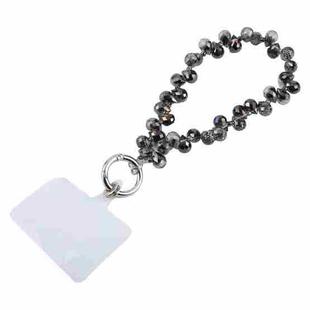 Colorful Crystal Rope Short Lanyard(Black)