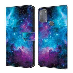 For Motorola Moto G50 Crystal Painted Leather Phone case(Starry Sky)