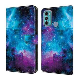 For Motorola Moto G60/G40 Fusion Crystal Painted Leather Phone case(Starry Sky)