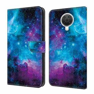 For Nokia G20 Crystal Painted Leather Phone case(Starry Sky)