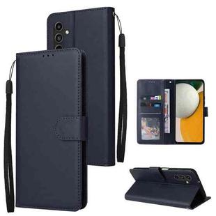 For Samsung Galaxy A15 3-Card Slots Multifunctional Leather Phone Case(Dark Blue)