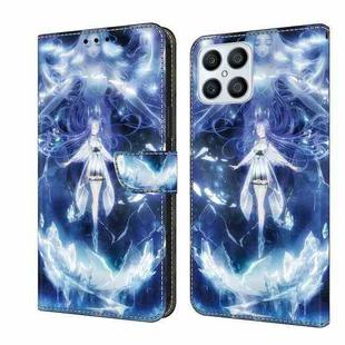 For Honor X8 4G Crystal Painted Leather Phone case(Magic Fairy)