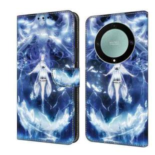 For Honor Magic5 Lite/X40 Crystal Painted Leather Phone case(Magic Fairy)