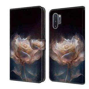 For Samsung Galaxy A32 5G Crystal Painted Leather Phone case(Peony)