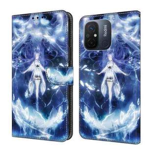 For Xiaomi Redmi 11A/12C Crystal Painted Leather Phone case(Magic Fairy)